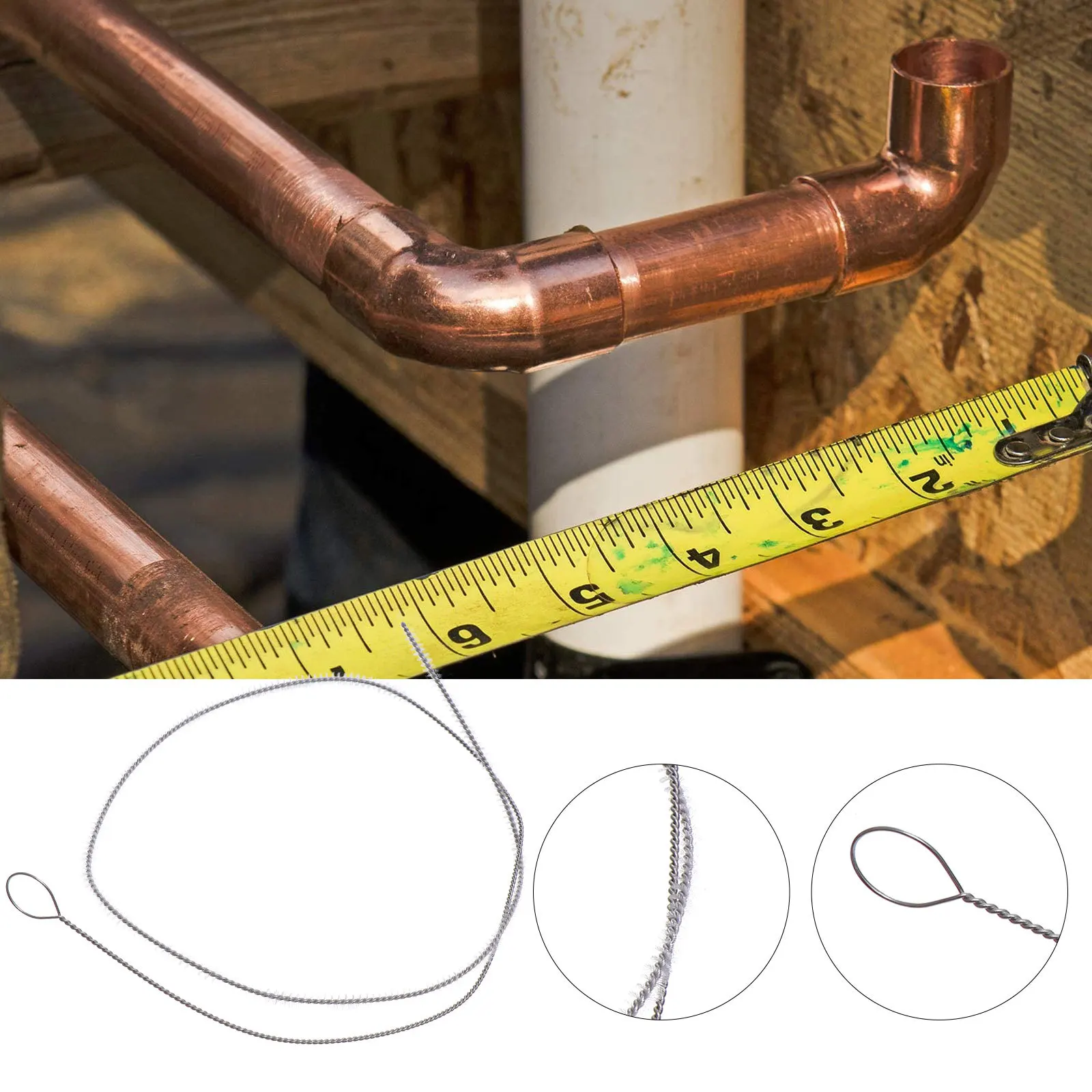 

1Pcs Long Test Tube Brush Nylon Cleaner Stainless Steel Durable Practical Bottle Straw Cleaner Test Tube Brush