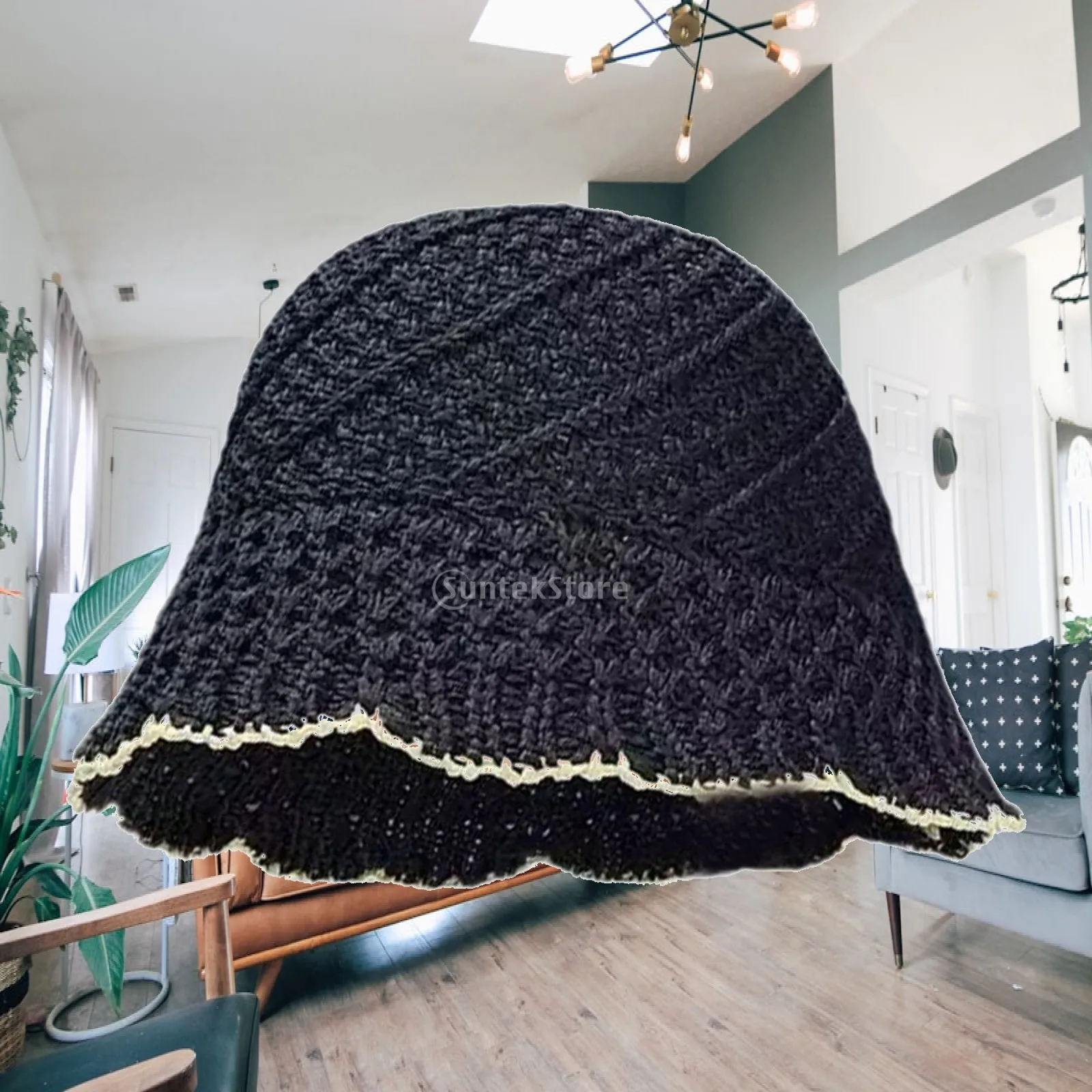 Handwoven Bucket Hat for Women Trendy Summer Beach Sun Hat Breathable Papyrus Travel Fishing Cap Lightweight Casual