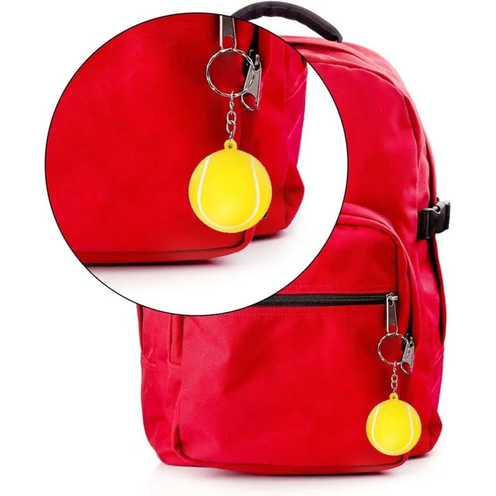 بو الجلود كرة السلة الكرة سلاسل المفاتيح كرة القدم البيسبول محاكاة كرة القدم المفاتيح جولف مضحك كرة القدم قلادة هدية الزفاف #4