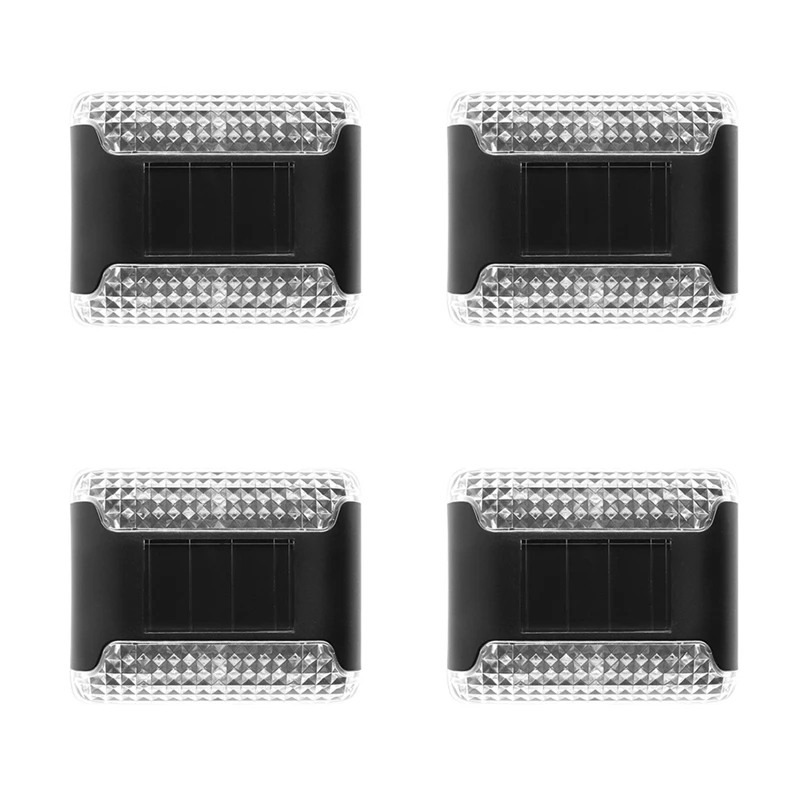 Luces solares para valla, luces brillantes para exteriores, decoración de Patio impermeable con energía Solar, luces solares para cubierta para exterior