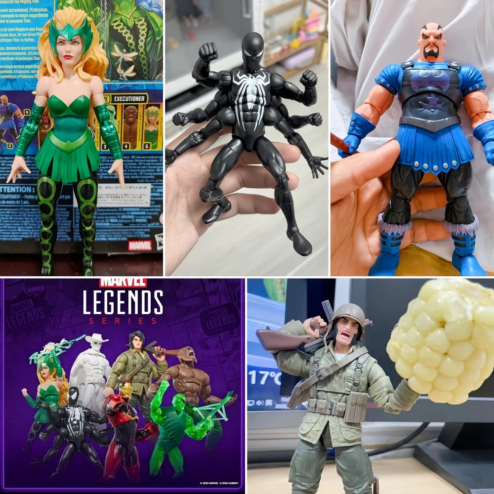 Figuras Originales de Marvel Legends Executioner Wave de 6 Pulgadas, Logan Wolverine de la Segunda Guerra Mundial, Enchantress, Phantom Rider, Warbow, Werewolf