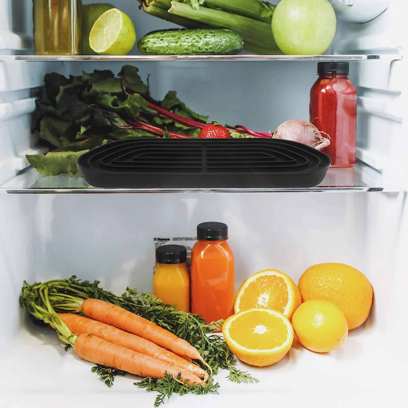 

Silicone Draining Mat Refrigerator Water Dispenser Drip Tray Catcher Fridge Accessories Safe Simple Design Protects from