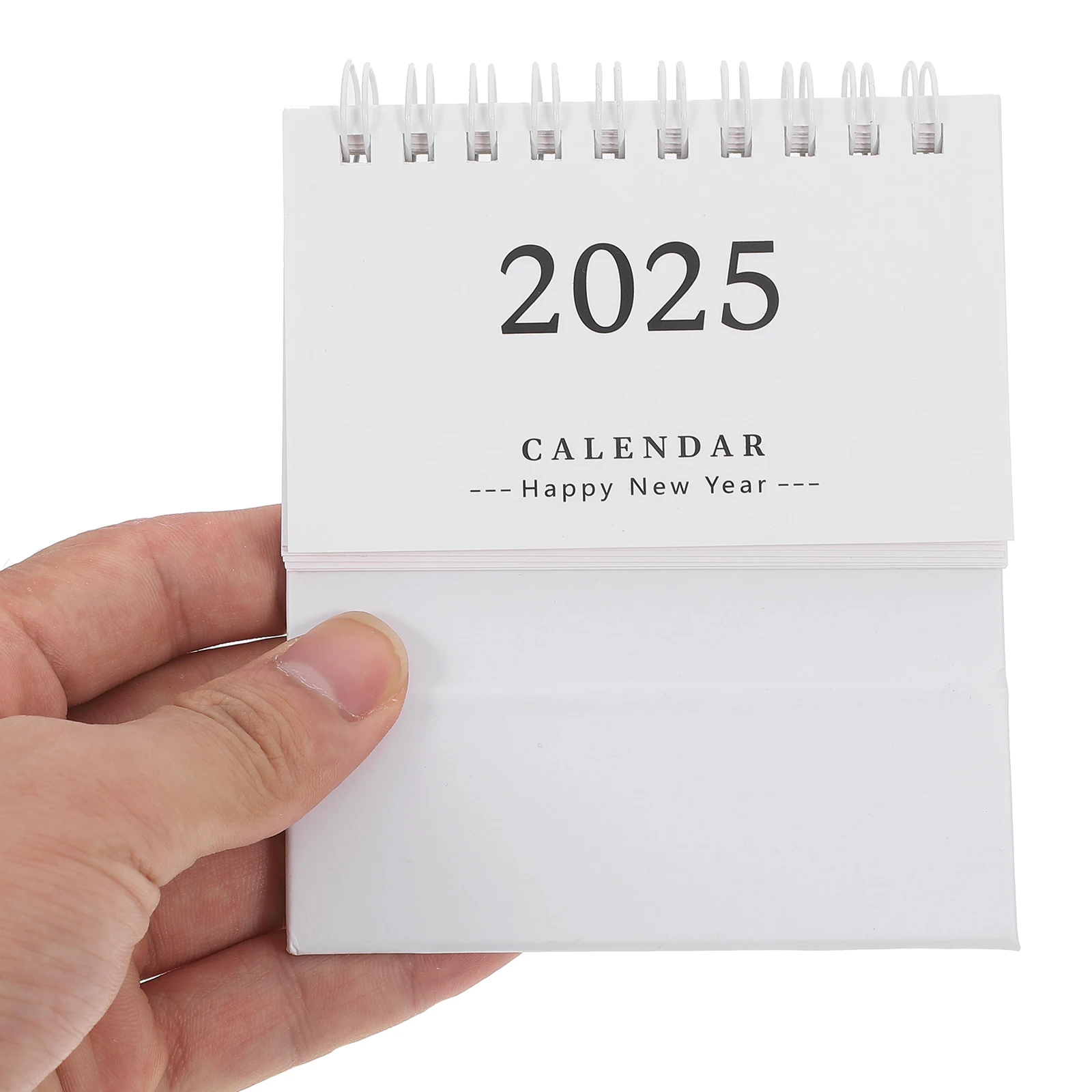 تقويم مكتبي صغير 2025 قابل للطي سطح المكتب الدائمة الكرتون التقويم الشهري مكتب اللوازم المكتبية المدرسية التقويمات