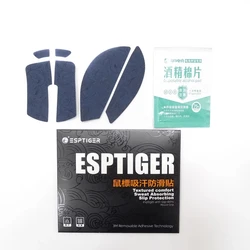 1 Pack Original Esports Tiger Mouse Anti Slip Grip Sticker For Razer Deathadder V3 PRO Anti Sweat Tape Non-slip Stickers