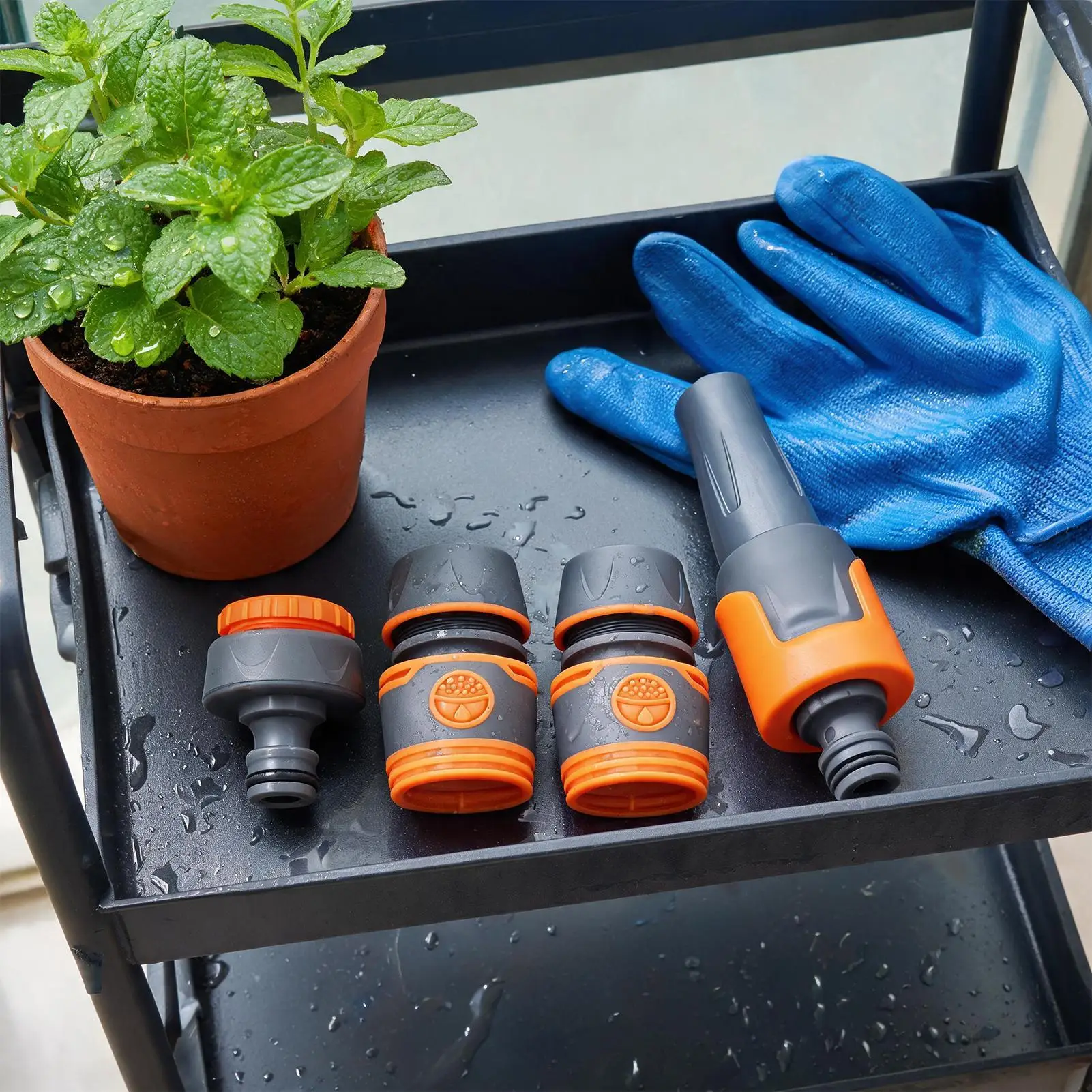 Car Wash Pressure Washer Tool Anti-Slip 3 Modes Adjustable Lawn Irrigating Tool For Lawn Yard Garden Patio Window Air