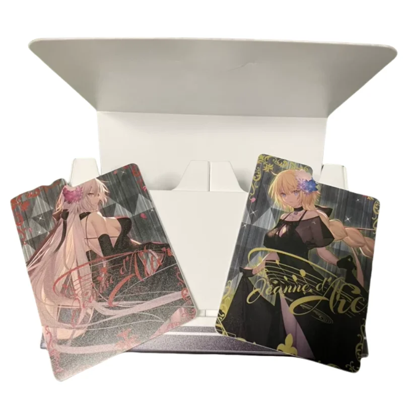 FGO Cards Box Fate Grand Order Joan of Arc OCG PTCG OPCG DIY Anime Game Portable Cards Collection Box Hard Plastic 160 Capacity