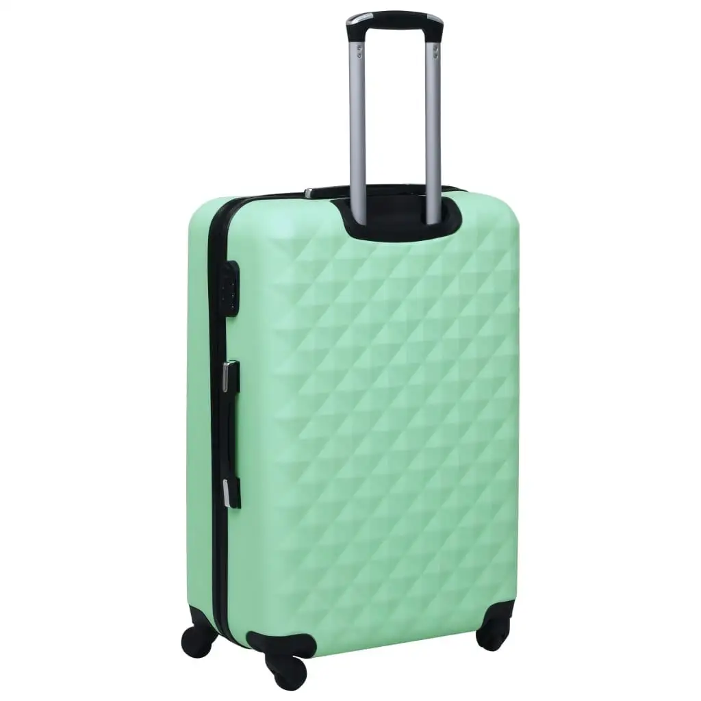 3-Piece Mint ABS Hardcase Trolley Set - Durable Luggage for Travel