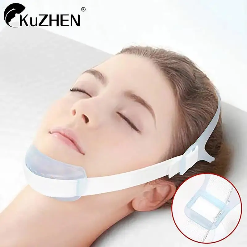 

Adjustable Anti Snore Chin Belt Mouth Breathing Correction Elastic Band Improve Sleeping Care Tool Anti Apnea Belt Snoreless