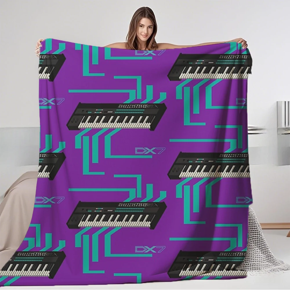 

Spring/Autumn Scandinavian Flannel Blanket New Synthesizer Dx7 Microfiber Bedspread Bedsheet Moisture-Wicking Blankets