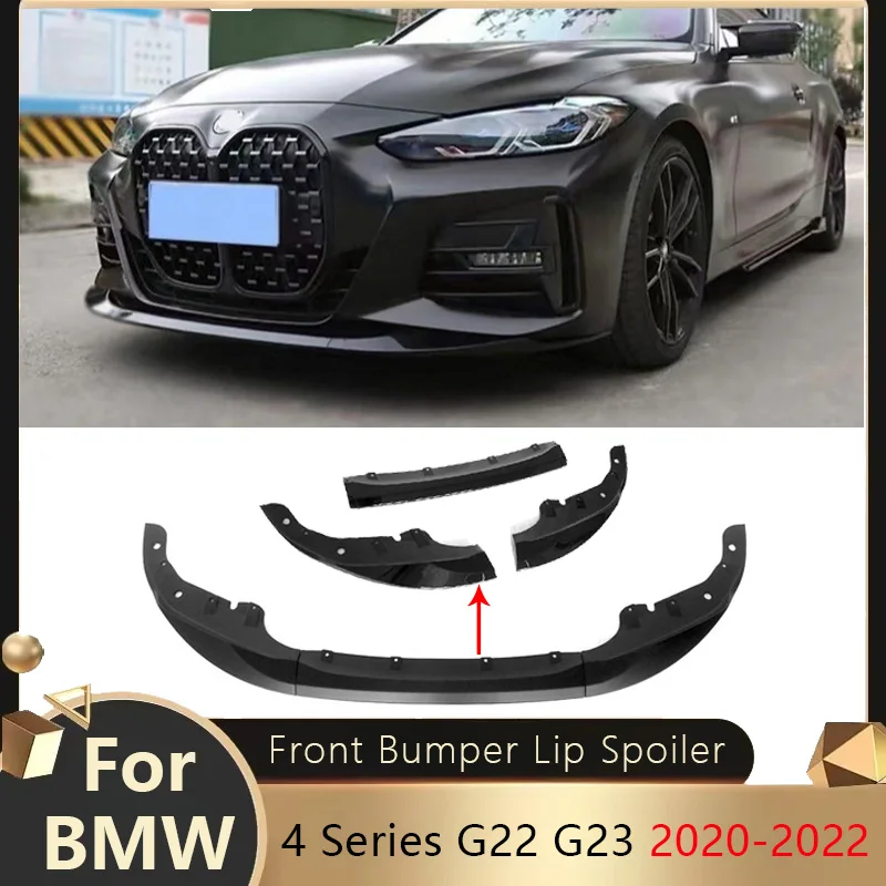 

Для BMW 4 серии G22 G23 2020 2021 2022, передний бампер, спойлер, передняя лопата, ремонт, нижняя защита объемного звучания, комплекты кузова CS Style