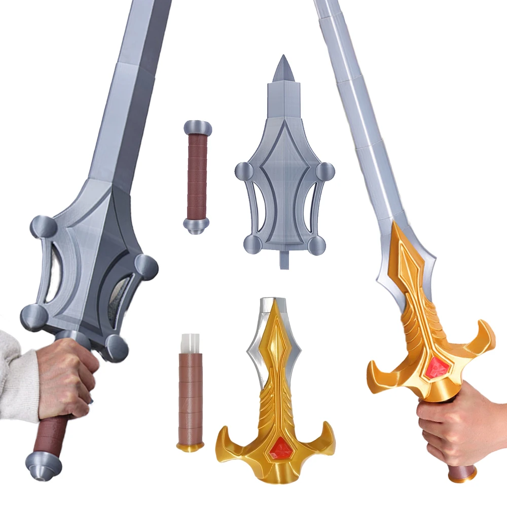 Espadas Mágicas de Fantasia He Teela para Cosplay, Adorno del Universo Cinematográfico 2026 para Accesorios de Disfraces de Masters, Atrezzo de Halloween y Carnaval