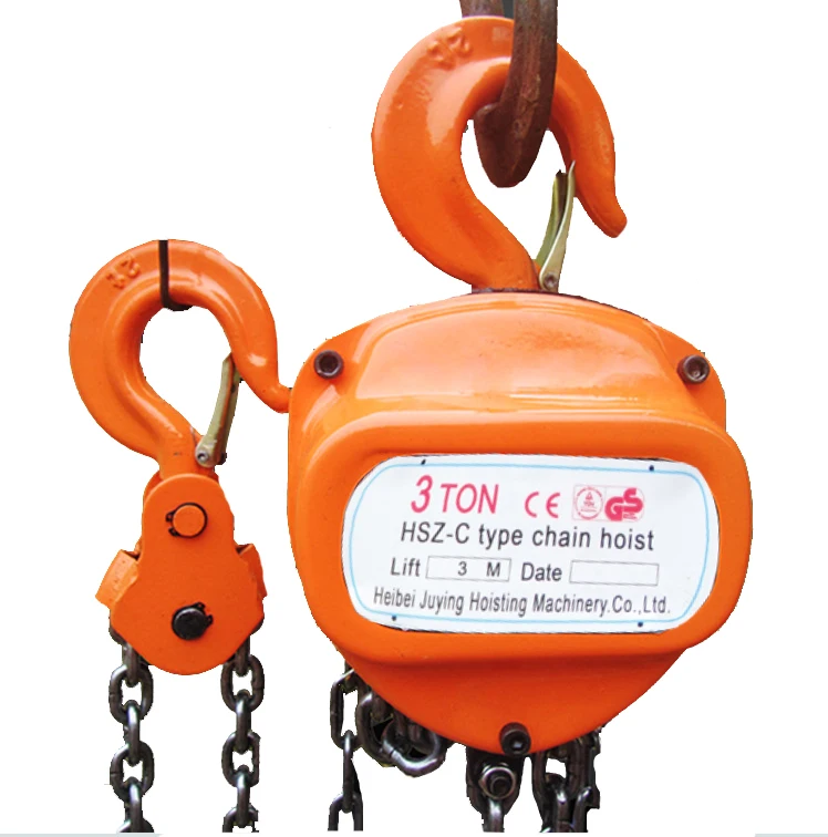 Material Handling Equipment Hoist Pulley 2 Ton Chain Block