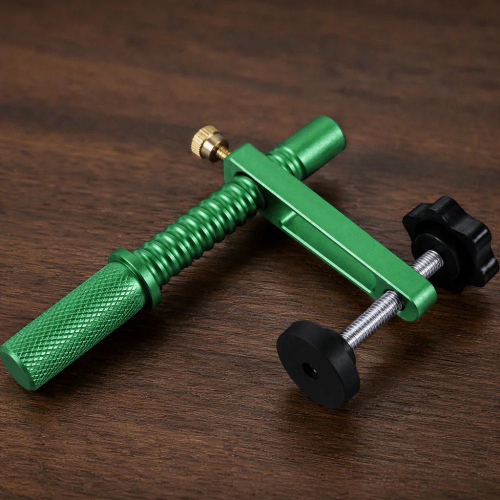 Aluminum Alloy Bench Dog Clamp 20mm Dog Bore Lightweight Design Desktop Woodworking Clamp 60mm Clamping Range