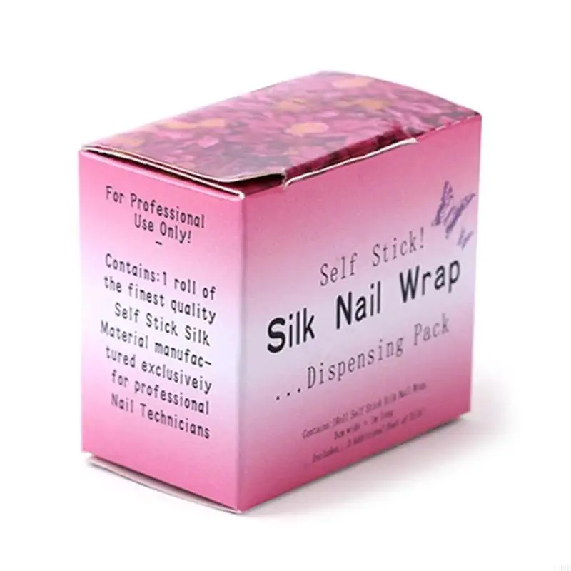 G99E Soft Silk Wrap Clean Adhesive Anti Damage Fiberglass Protector DIY Gifts for Gel Extension Repair