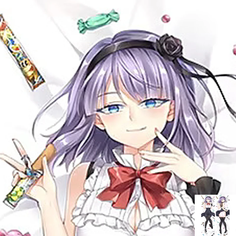 

Dakimakura Anime Shidare Hotaru Double-sided Print Life-size Body Game Pillow Cover Bedding Gifts