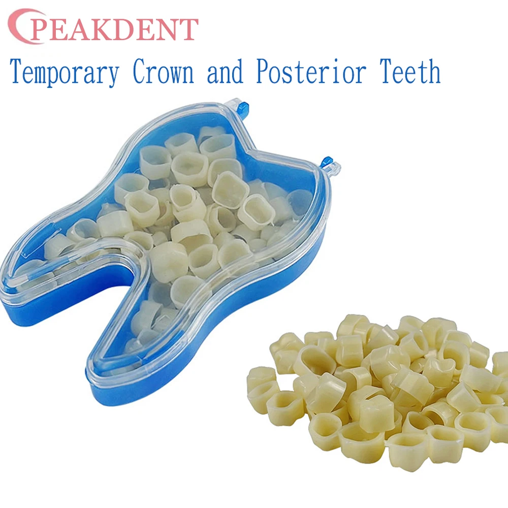 Dental Temporary Crown Kit Anterior Front Molar Posterior Oral Teeth Whitening Molar Posterior Teeth Veneers Dental Materials