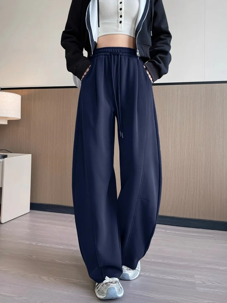 

Women's Relaxed-Fit Wide-Leg Sweatpants Soft Durable and Versatile Sports Trousers