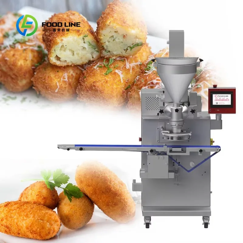 Custom pastry encrusting machine stuffed bun maker compact space saving 304 stainless steel for canteen restaurant pastry shop