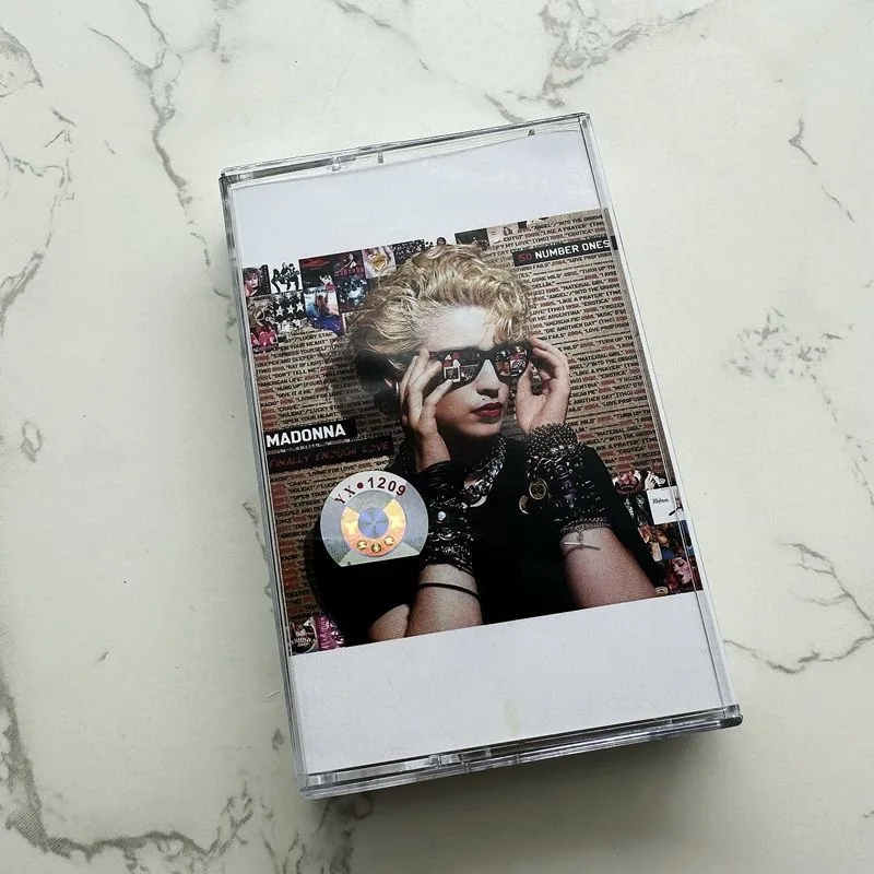 Madonna Ciccone Music Tape Madonna True Blue Album Cosplay Soundtracks Box Cassette Car Walkman Tape Party Music Collection Gift