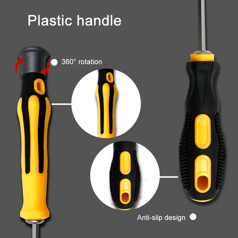 6 In 1 Screwdriver Set Precision Magnetic Screwdriver Set Hexagonal Plum Y-shaped U-shaped Triangle Repair Hand Tools Kits