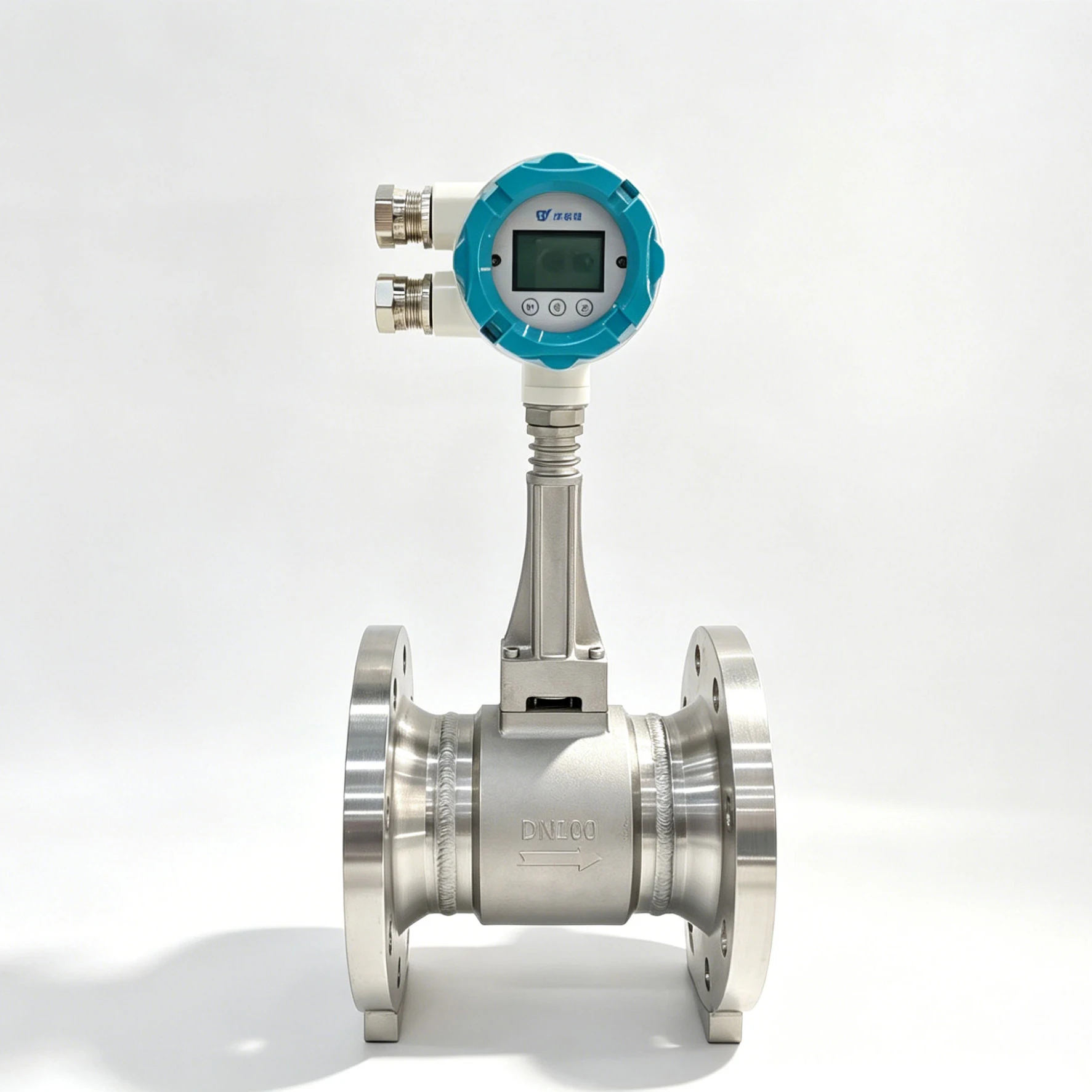 High Temp DN20 Vortex Compressed Air Water Flow Meter