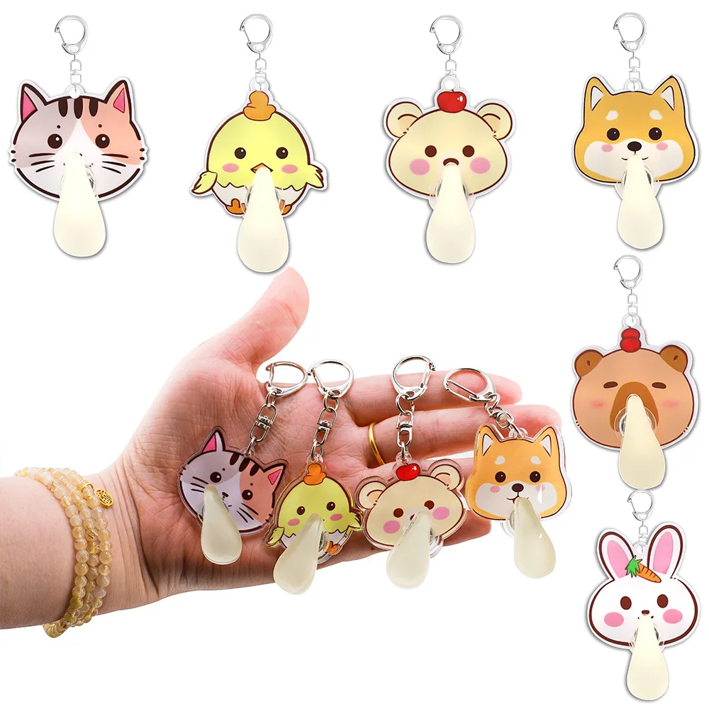 

5 шт. новый креативный вращающийся гироскоп на кончике пальца, акриловый вращающийся брелок с соплом, кулон, детские забавные игрушки для снятия стресса, вечерние сувениры