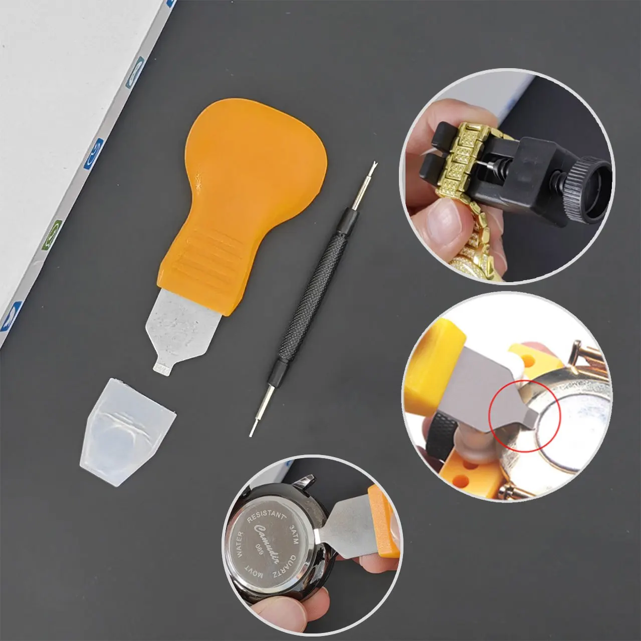 2-piece/3-piece Watch Repair Tool Set/watch Strap Installation and Removal Tool/battery Replacement and Case Back Opening Tool