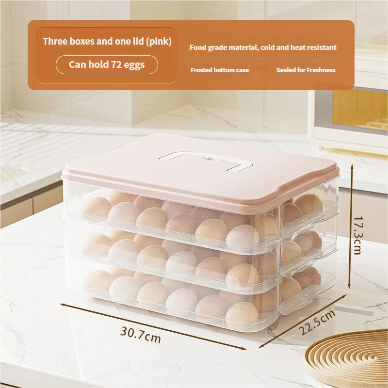 Variant: 3 pink storage rack