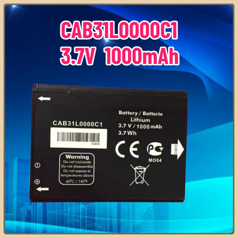 

NEW 3.7V 1000mAh CAB31L0000C1 Battery For ALCATEL CAB31L0000C1/2 OT813 I808 T66 A890 Phone Battery