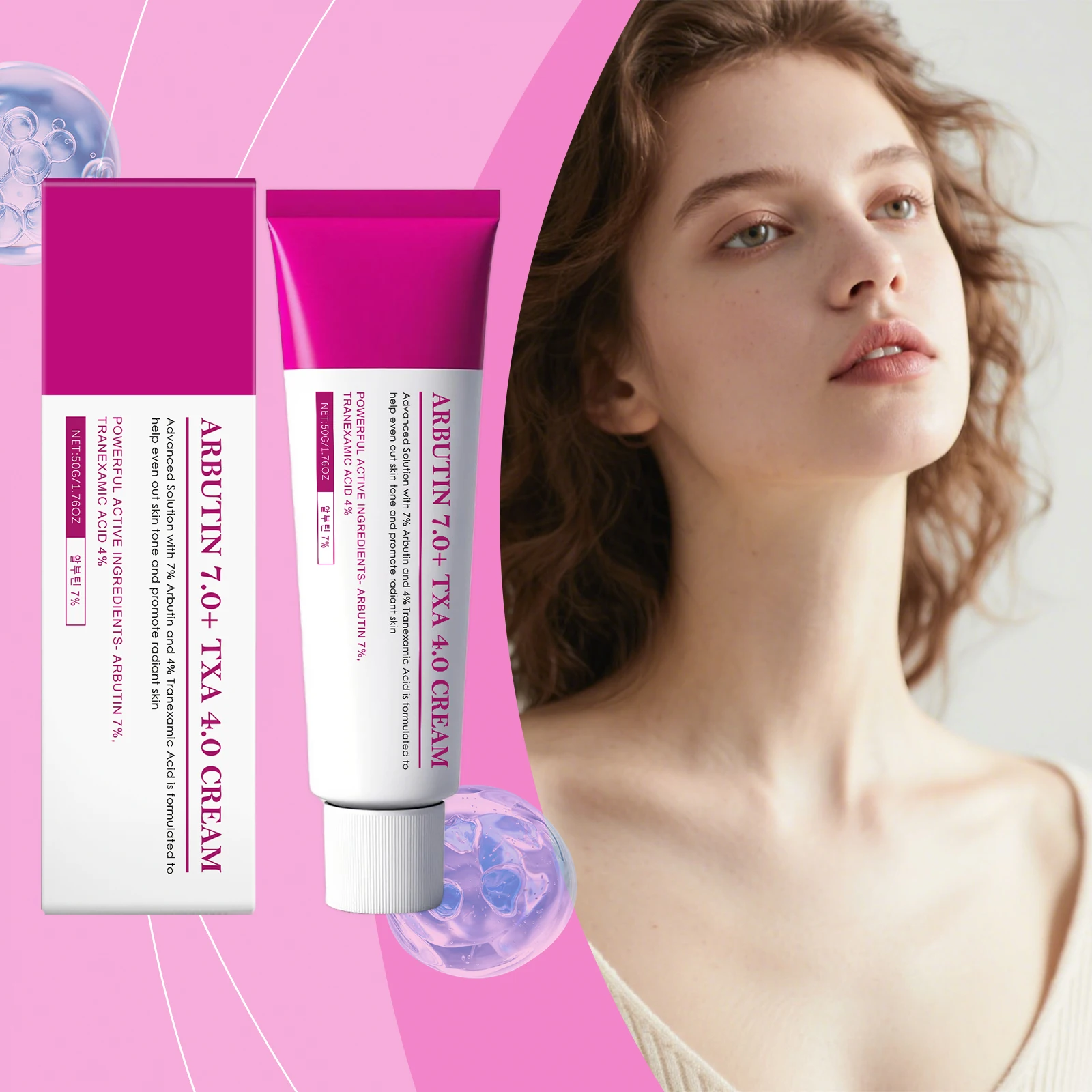 Skin Moisturizing Cream - Gentle Facial Body Hydrating Nourishing Daily Care Cream, Deep Hydration Barrier Repair Face Cream for Dry Sensitive Skin, Lightweight Fast Absorbing Moisturizer for Smooth Soft Skin, Daily Skincare Lotion for Women and Men