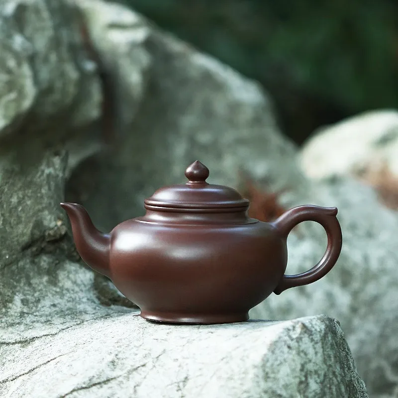 Zanghutianxia Yixing Zisha Teapot Handmade Teapot Raw Ore Purple Clay Handmade High-Grade Zisha Tea Set Laughing Cherry Xiao Yin