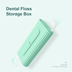 Portable Dental Floss Dispenser Toothpicks With Thread Holder Teeth Cleaning Tool Small Hilo Dental Floss Tooth Pick Storage Box