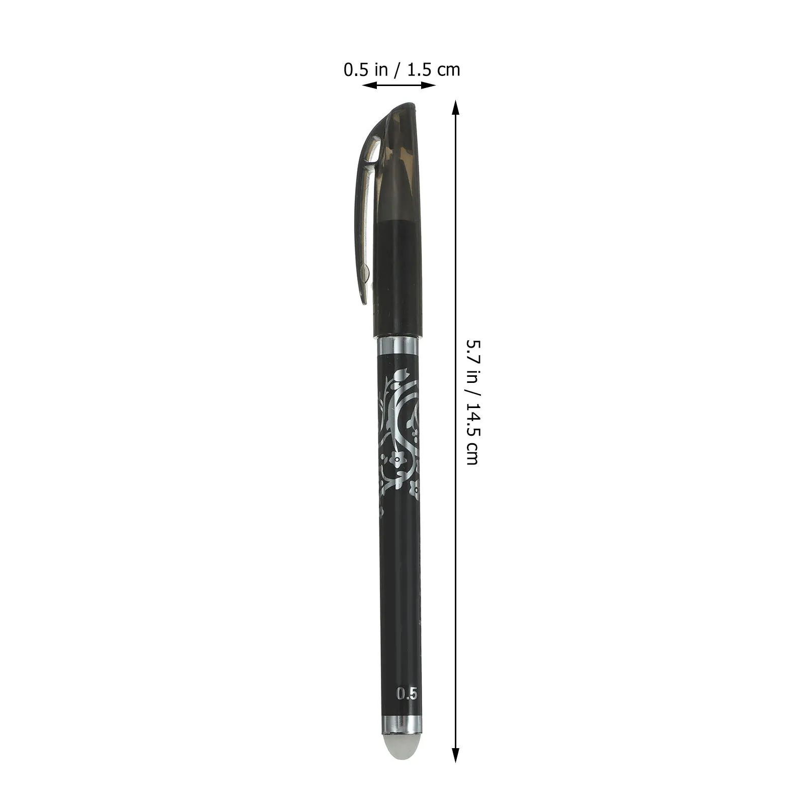 12Pcs Erasable Pens Set 0.5mm Blue Ink Fine Dry Erasable Pens for Kids Students Adults Office School Creative