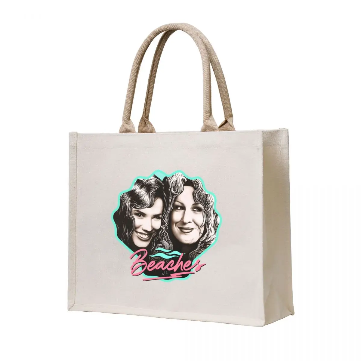 

BEACHES Tote Bag cloth bag woman foldable reusable bag Shopping bags