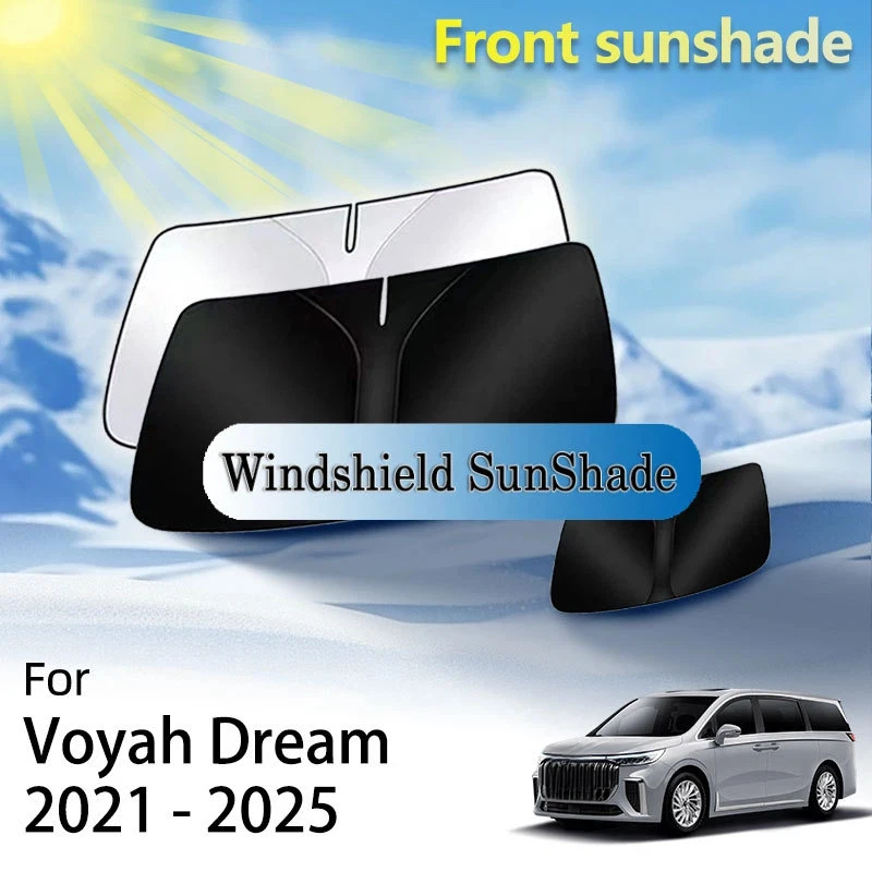 Front Window Sunshade For Voyah Dream 2023 2021 - 2025 Accessories Windshield Heat Insulation Waterproof UV Sun Shades Parts