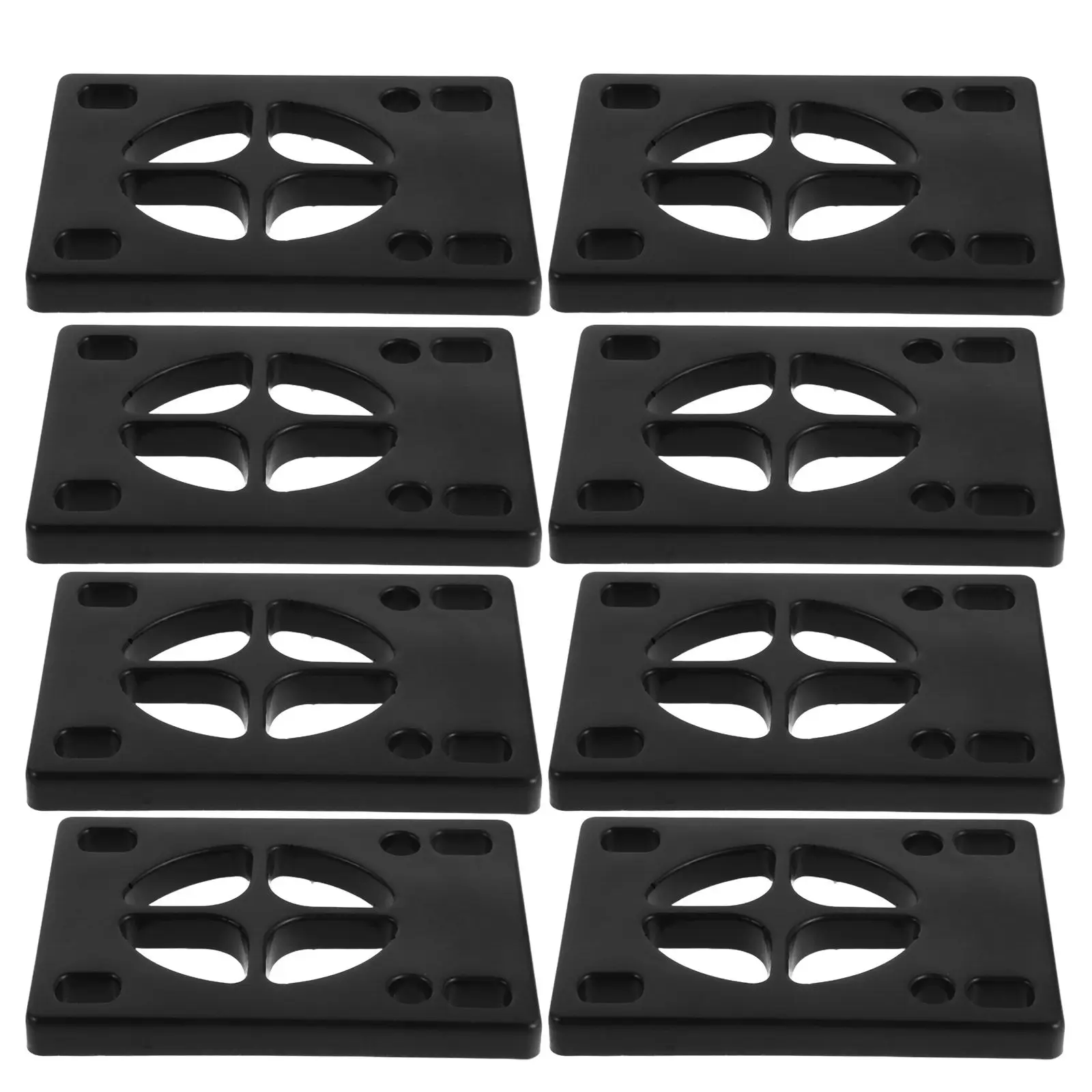 

8Pcs Universal Skateboard Riser Shock Pads 6Mm Thick PU Material for Longboard Cruiser Trucks Impact Absorption Vibration