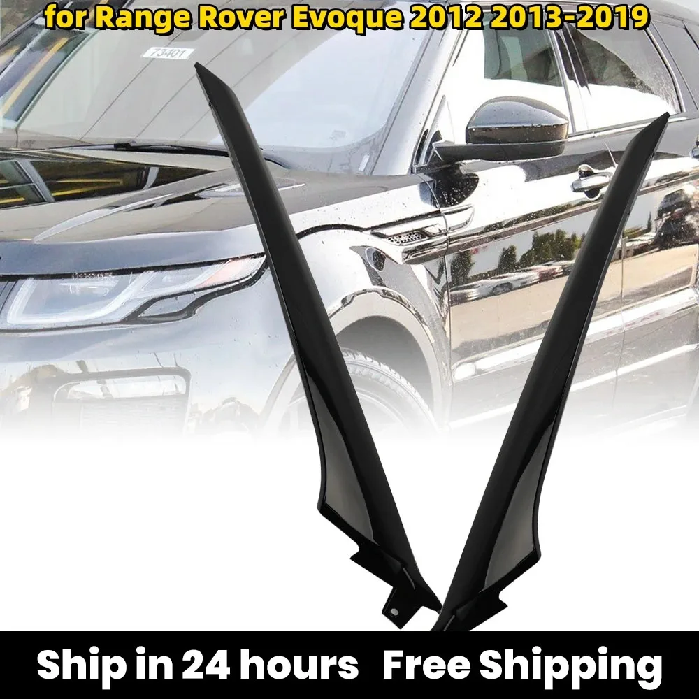 

LR077218 Wind Shield A Pillar Trim Molding for Range Rover Evoque 2012 -2019 Black Replace Decorative Strip LR077217 accessories