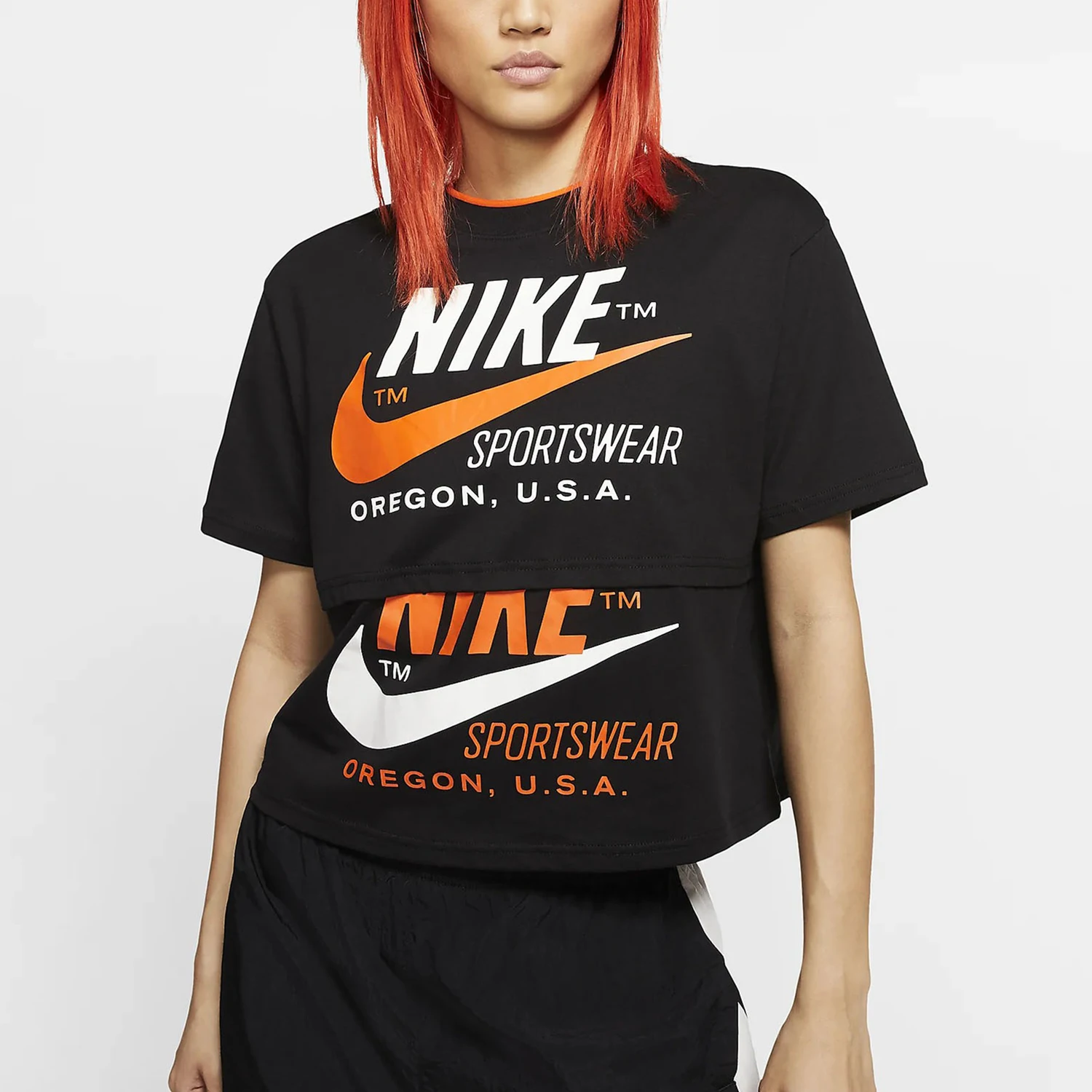 

Оригинальная женская повседневная спортивная дышащая футболка Nike New Season с короткими рукавами CJ2041-010