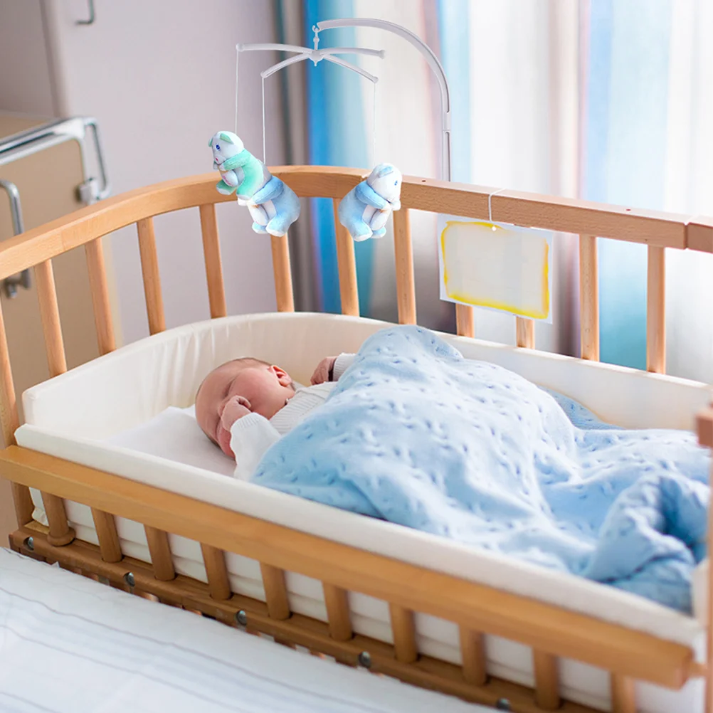 Cama sino suporte berço do bebê móvel chocalho o suporte acessórios brinquedos de braço plástico