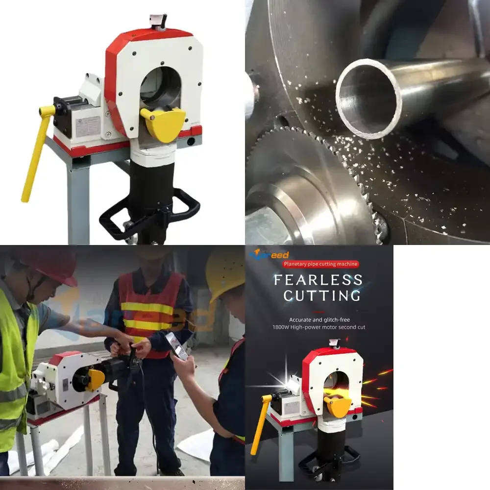 

Электрический станок для снятия фаски Nareed X4-X6 из нержавеющей стали, интегрированный с функциями резки труб и резки под углом, для тонкостенных труб