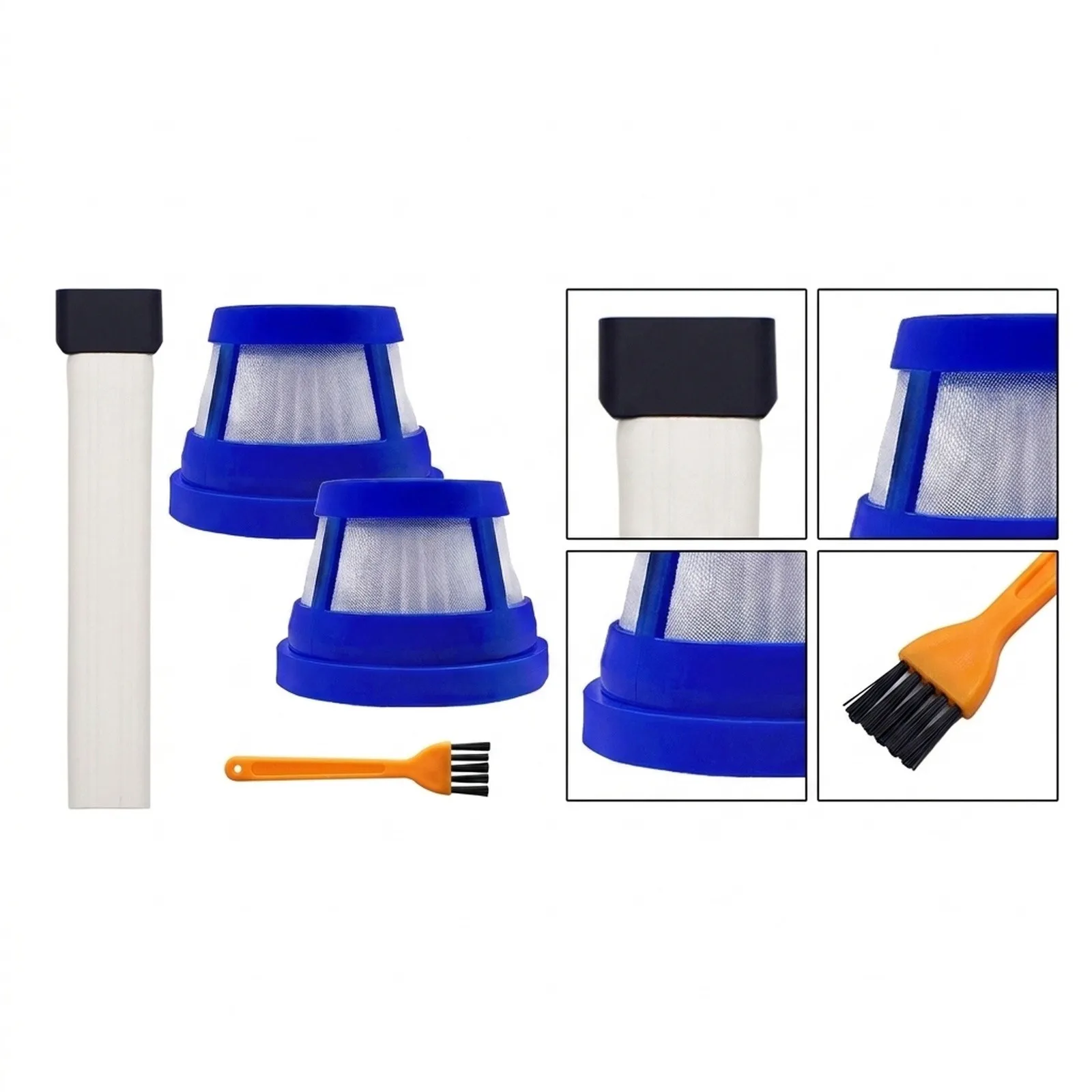 Replacement Filter with Extended Crevice Tool for Eufy for h11 & for h11 Pure Cordless Vacuum Cleaner Clean Every Corner
