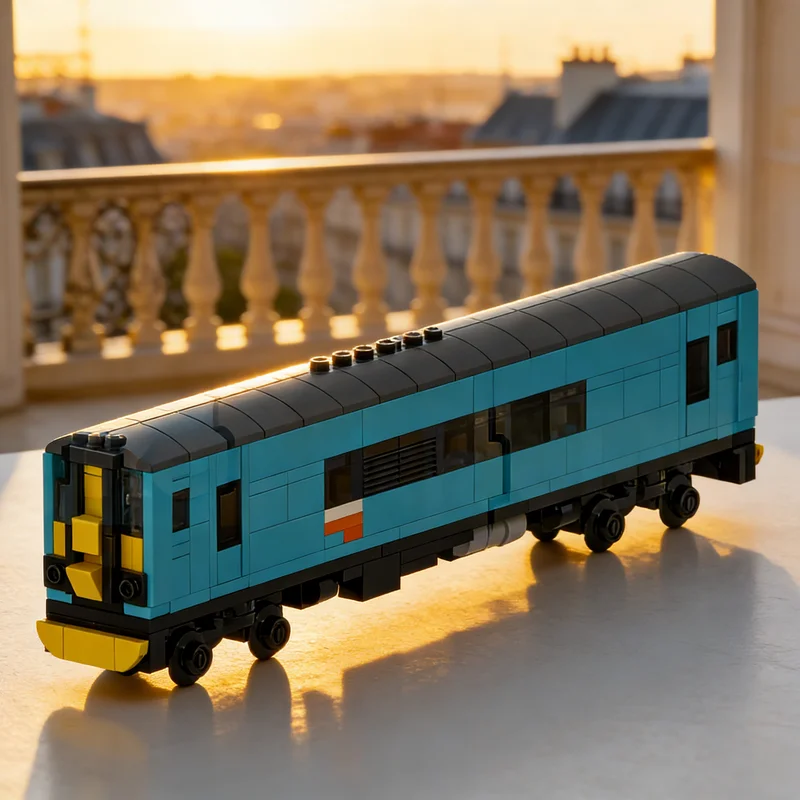 

325pcs MOC Creator 4 Wide Network Rail Class Visual Model Building Blocks Construction Toys Christmas Gift Idea Education