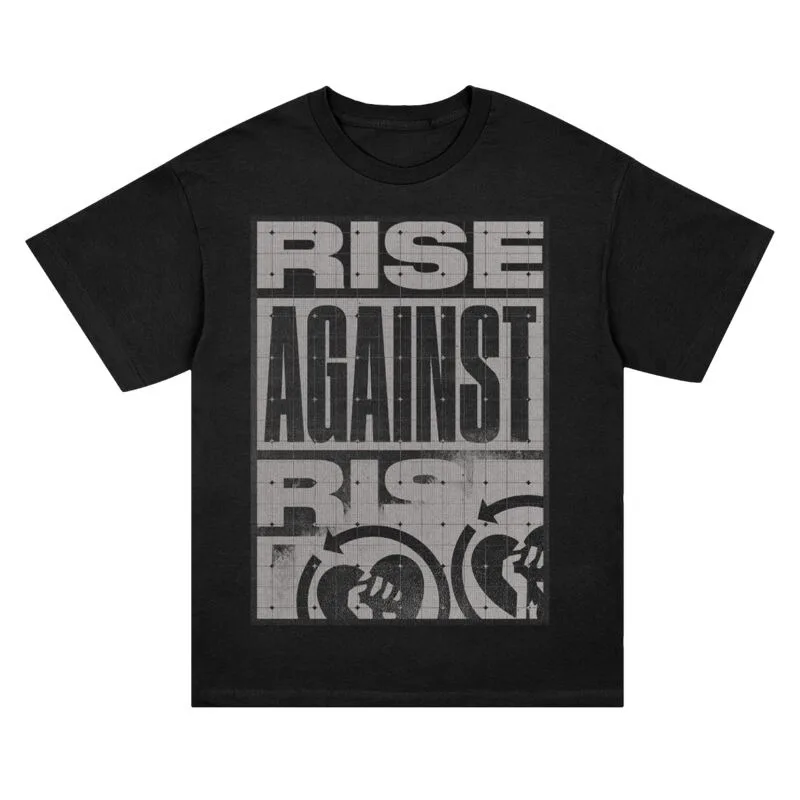 Rise Against Are We Not Good Enough? Vintage Emblem Graphic T-shirt Men Women Street Punk Tee