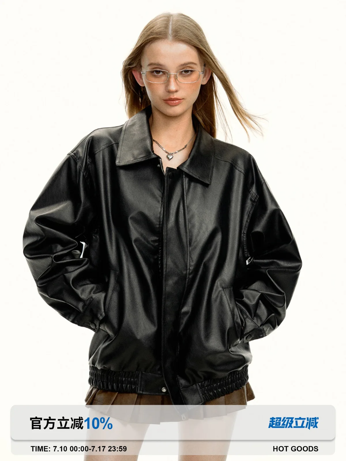 Trench beige da donna Look pratico Ragazza protettiva termica europea-americana Abbigliamento antipioggia portatile Colorblock letterario