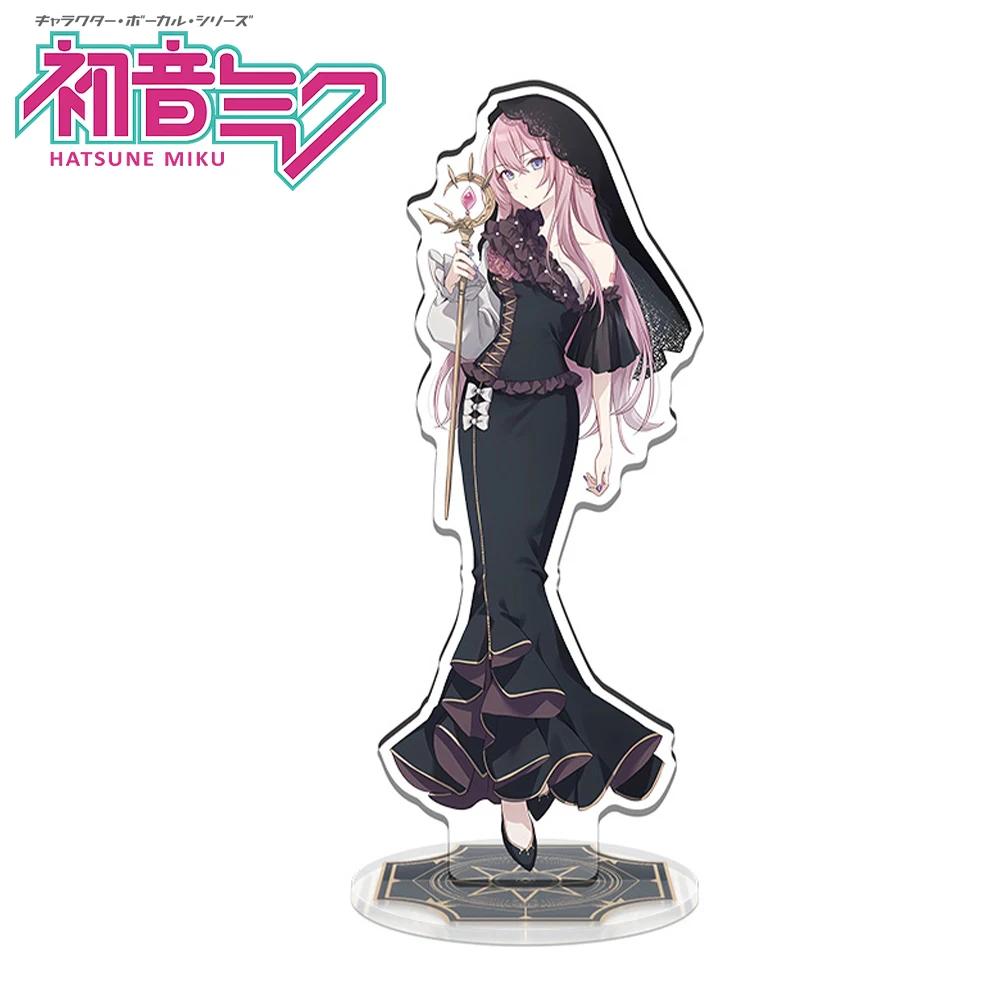 1PCS Hatsune Miku Kagamine Len Stand Model Plate Desk Decor Standing Sign Game Fans Gift Room Desk Decoration 15CM