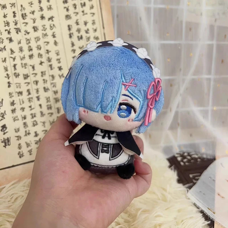 10cm Rem Plush Dolls Mini Re Life in a different world from Keychain Pendant Dolls Anime Stuffed Toys Kids Birthday Holiday Gift