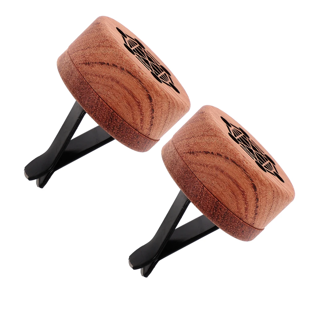 

2 Pcs Car Diffuser Essential Oil Wood Vent Clip Aromatherapy Air Freshener Home Humidifier Lasting Scent Room Diffusers For