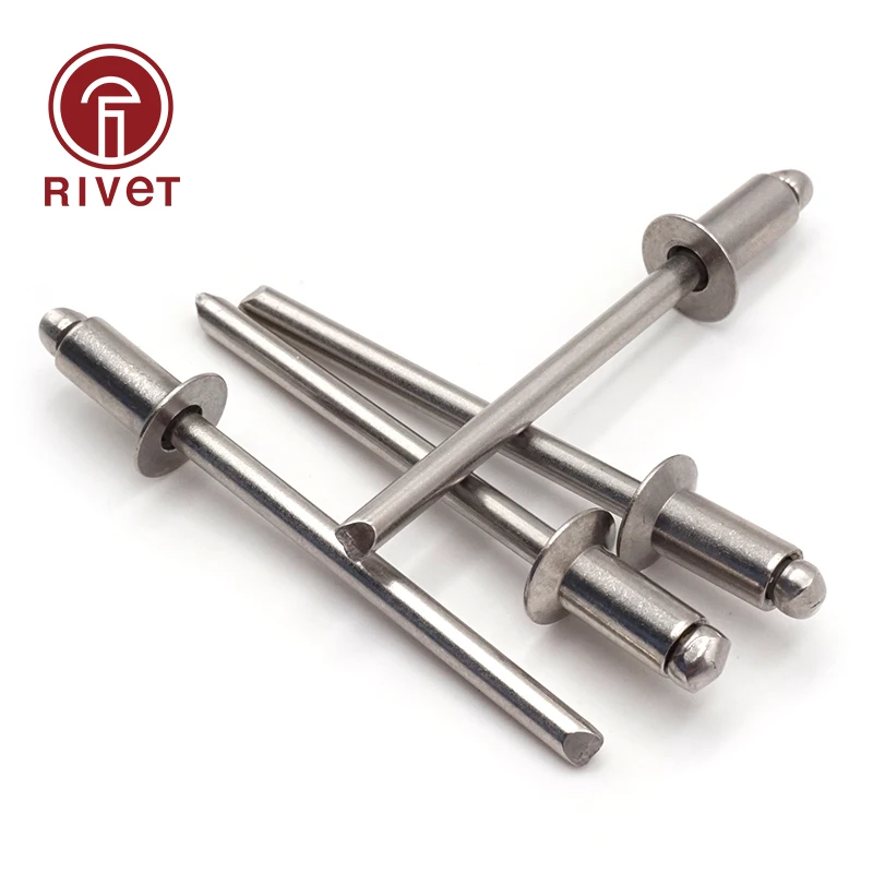 Rivets ISO 15984 M3.2M2.4M3 Stainless 304 Steel Blind Rivets Open End Countersunk Head Rivets Decorative Rivets