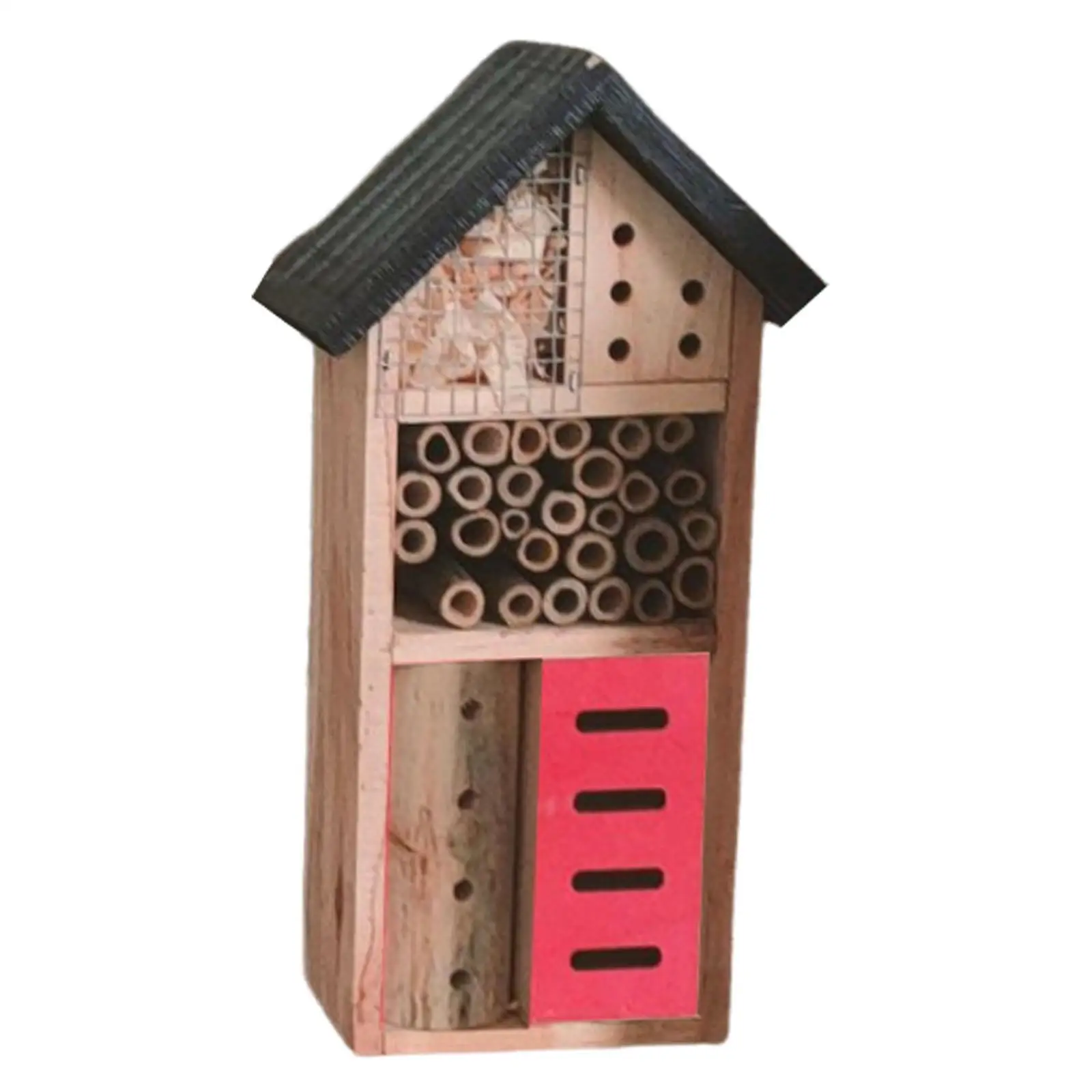Bee House Bee Habitat Garden Gifts Bee Improve Garden Productivity Patio Attracts Pollinators Decoration Ladybug Ornament