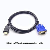 HDMI to VGA High-definition Adapter Cable 1.5Meter Computer Display Screen Projector Connection Cable